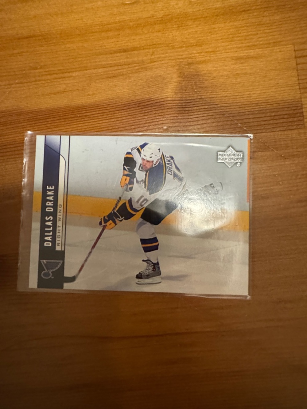 Dallas Drake St. Louis Blues Hockey Card - Blue, Yellow, White